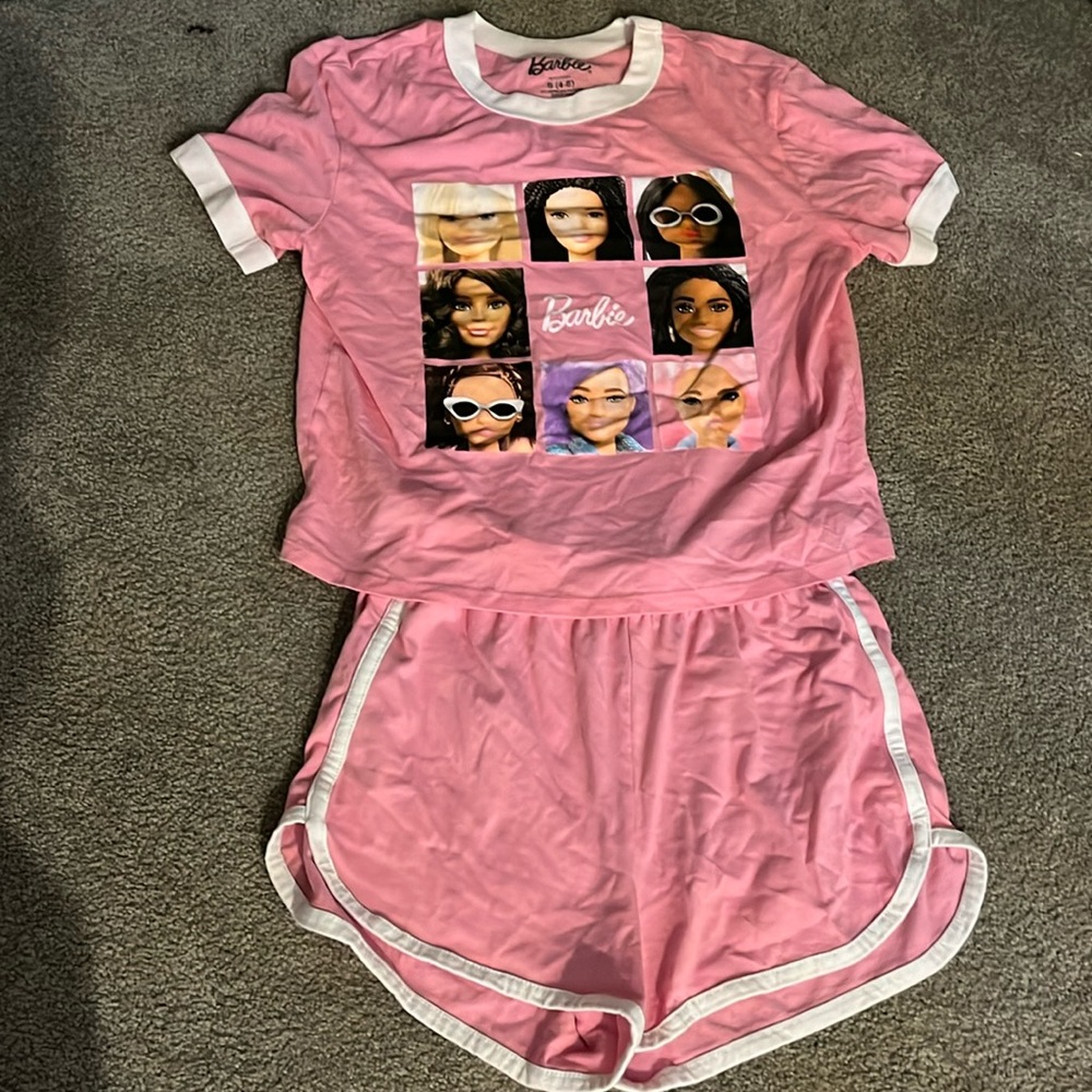 barbie pj set
